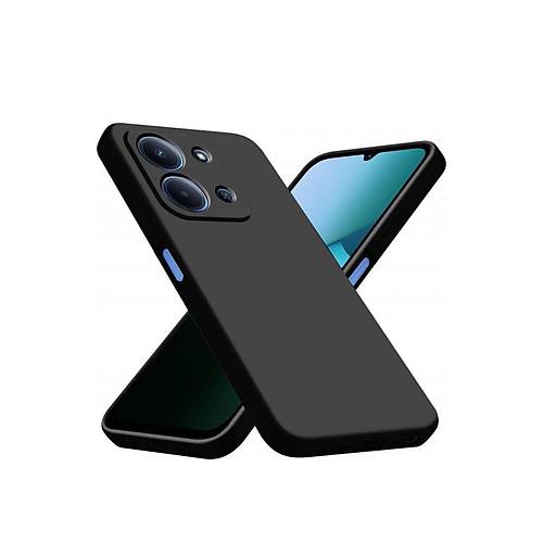 Redmi 15C 4G Nano i�i Kadife Silikon - Siyah