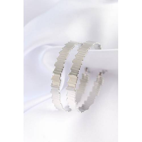 Pirin� G�m�� Renk T�rt�kl� Halka K�pe