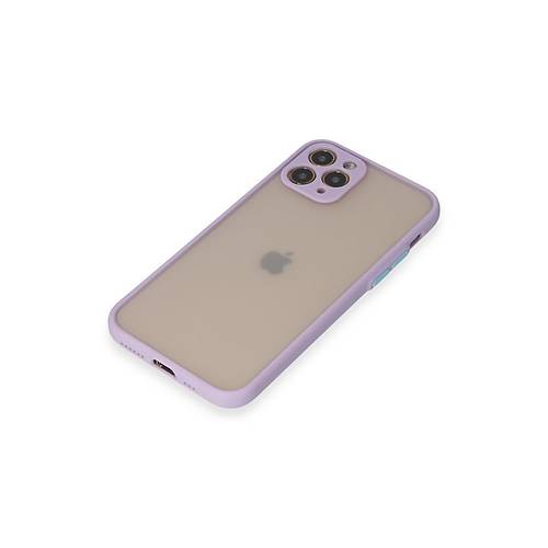 iPhone 11 Pro K�l�f Montreal Silikon Kapak - Mor