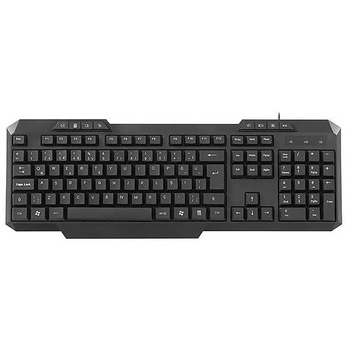 FRISBY FK-4816QU USB Q TR MM S�YAH KABLOLU KLAVYE