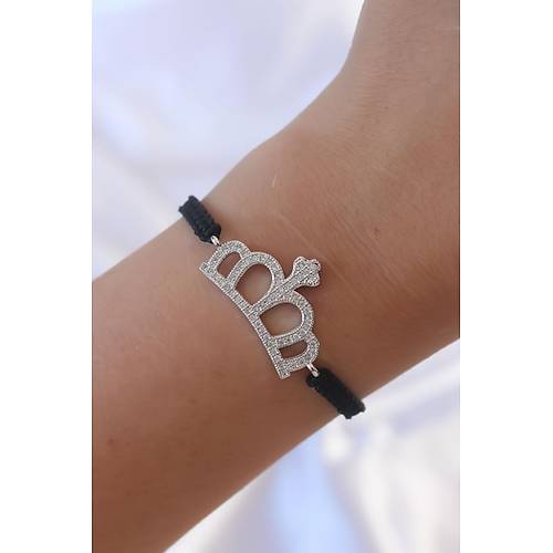 G�m�� Renk Zirkon Ta�l� Ta� Fig�r Makrome Bileklik