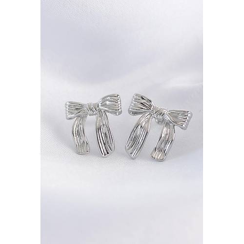 Pirin� G�m�� Renk �izgi Detay Fiyonk K�pe