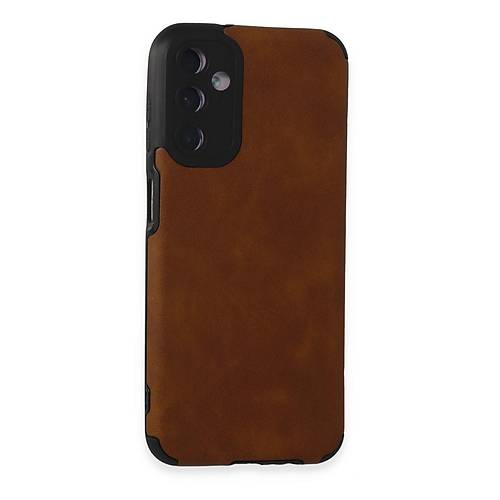 Galaxy M14 5G K�l�f Loop Deri Silikon - Kahverengi