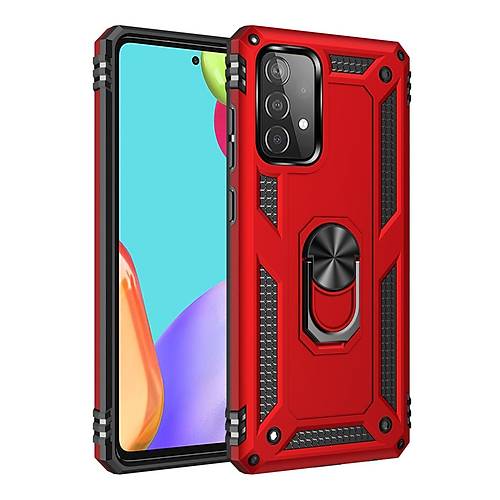 Galaxy A33 5G K�l�f Sofya Y�z�kl� Silikon Kapak - K�rm�z�