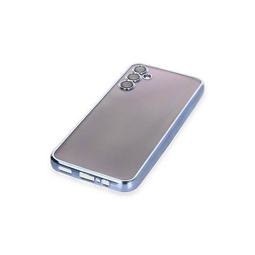 Galaxy A14 4G K�l�f Razer Lensli Silikon - A��k Mavi