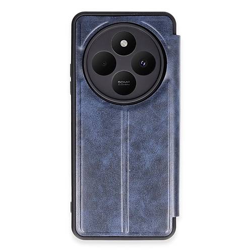 Redmi 14C K�l�f Flip Cover - Lacivert