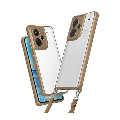 Redmi Note 13 Pro Plus K�l�f Penta Silikon K�l�f - ��l Titanyum