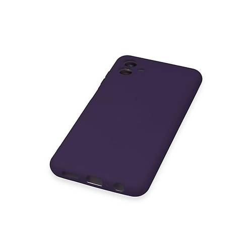 Galaxy A04E K�l�f Nano i�i Kadife Silikon - Mor