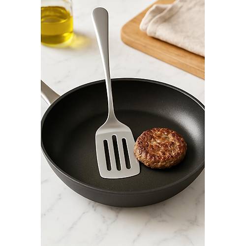 Paslanmaz �elik Servis Spatula 26 cm Yemek ve Tatl� Sunum Spatulas�