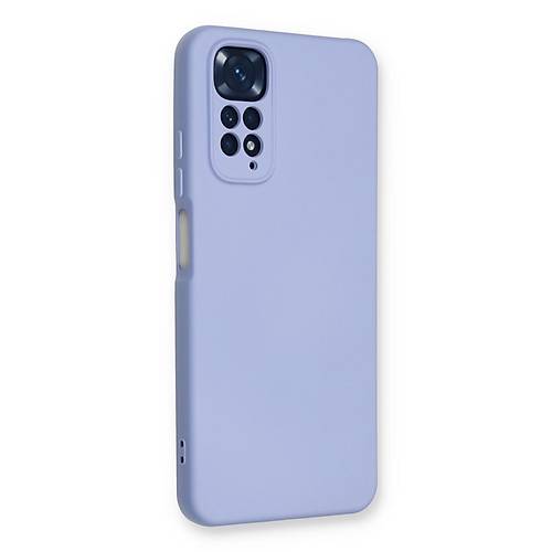 Redmi Note 11 K�l�f Nano i�i Kadife Silikon - Lila