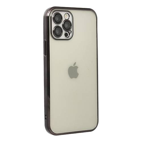 iPhone 12 Pro K�l�f Razer Lensli Silikon - Siyah