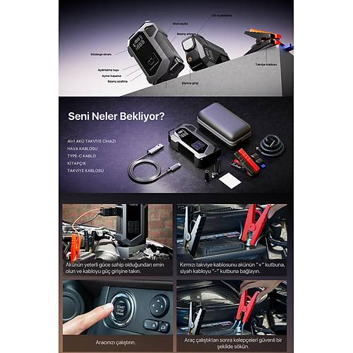 Jump Starter 4in1 16000mAh