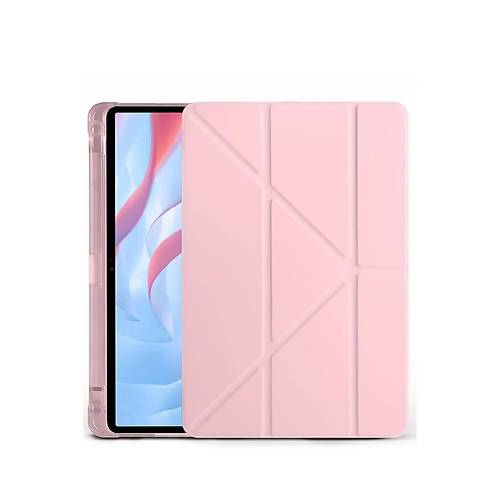 Pad X9A Kalemlikli Mars Tablet K�l�f� - Rose Gold