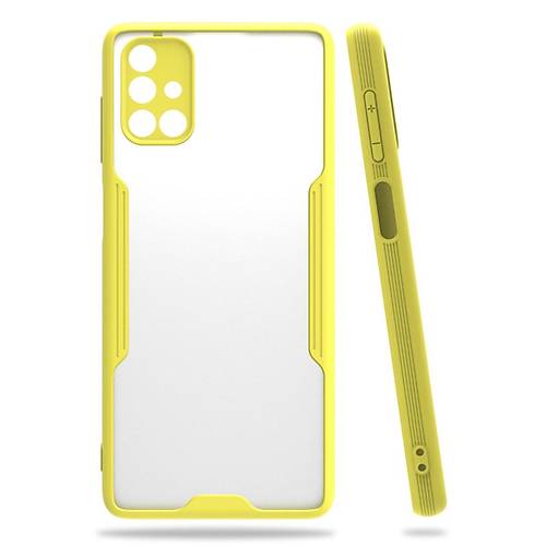 Galaxy M51 K�l�f Platin Silikon - Sar�