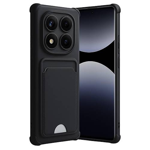 Redmi Note 14 Pro 4G Kelvin Kartvizitli Silikon - Siyah
