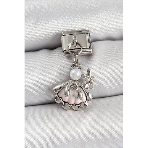 316L �elik Sallant�l� �nci Detayl� �stiridye Model G�m�� Renk Nomination Charm