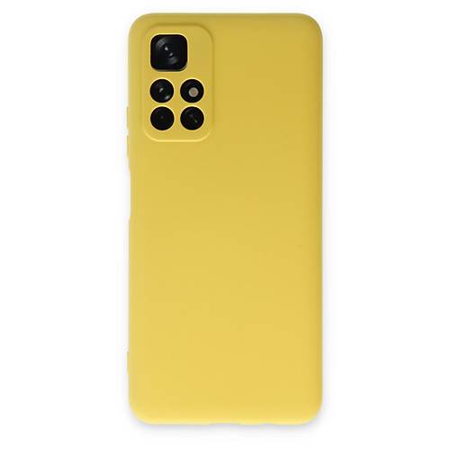Redmi Note 11T K�l�f Nano i�i Kadife Silikon - Sar�