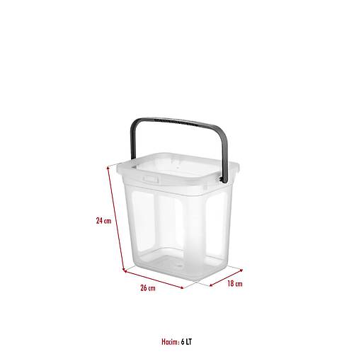 2�li Multibox Deterjanl�k Kutusu & Banyo D�zenleyici & Saklama Kutusu 6 Lt �effaf