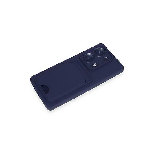 Redmi Note 13 Pro 4G K�l�f Kelvin Kartvizitli Silikon - Lacivert