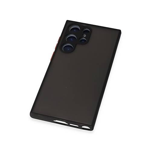 Galaxy S23 Ultra K�l�f Montreal Silikon Kapak - Siyah