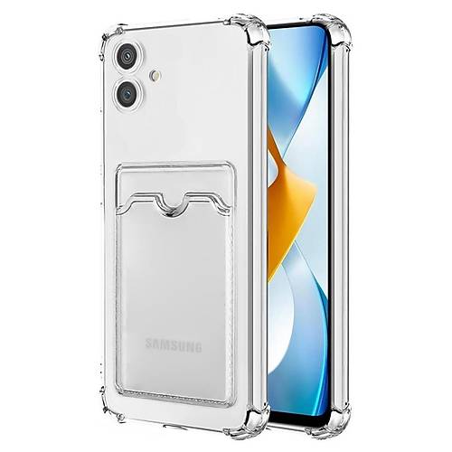 Galaxy A05 K�l�f Kart �effaf Silikon - �effaf