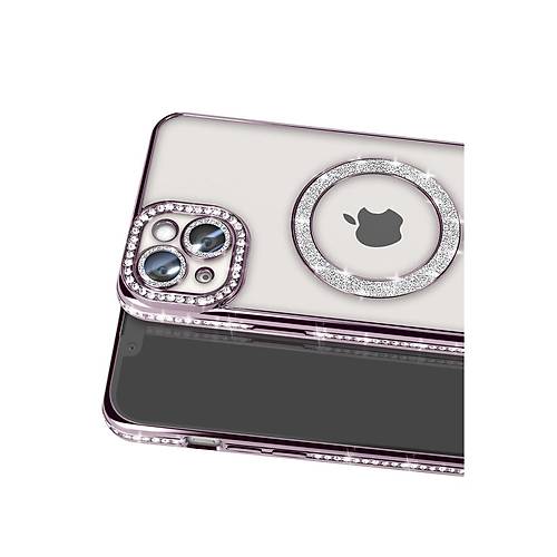 iPhone 15 K�l�f Joke Simli Magneticsafe K�l�f - Derin Mor