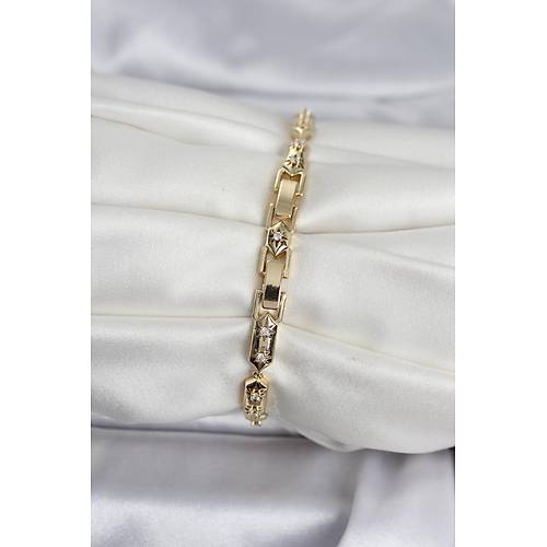 Pirin� Gold Renk Kutup Y�ld�z� ��leme Kad�n Bileklik
