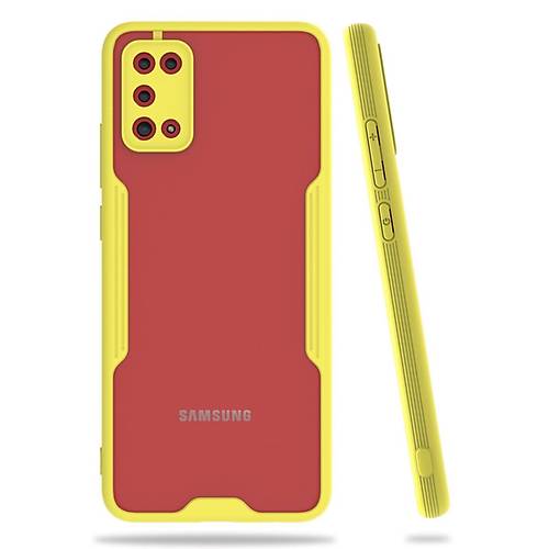 Galaxy A02S K�l�f Platin Silikon - Sar�