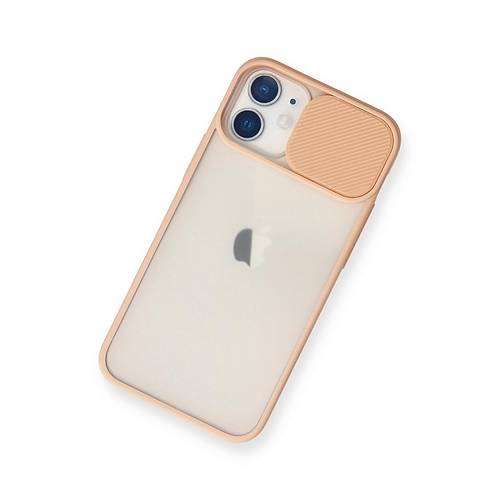 iPhone 11 K�l�f Palm Buzlu Kamera S�rg�l� Silikon - Pembe