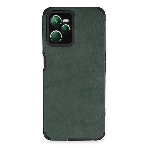 Realme C35 K�l�f Loop Deri Silikon - Ye�il