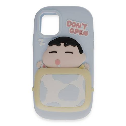 iPhone 12 K�l�f Poky Karakter Silikon Kapak - Desen 3