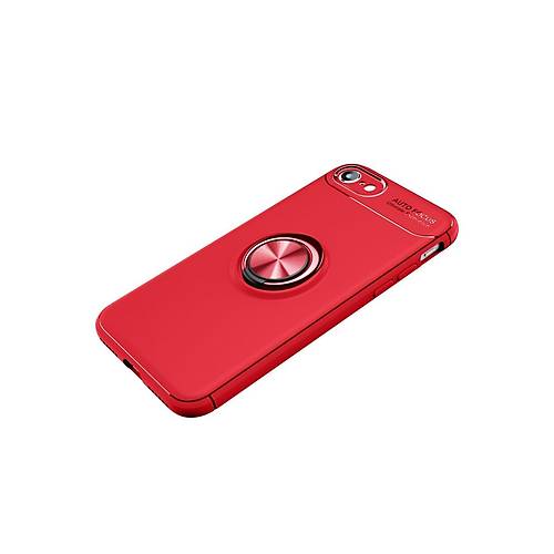 iPhone 7 K�l�f Range Y�z�kl� Silikon - K�rm�z�