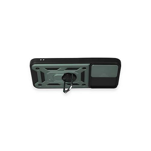 Galaxy A34 5G K�l�f Pars Lens Y�z�kl� Silikon - Ye�il