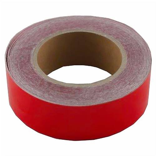 Reflektif Fosfor �erit Bant Reflekt�r K�rm�z� 4cm x 25 Metre