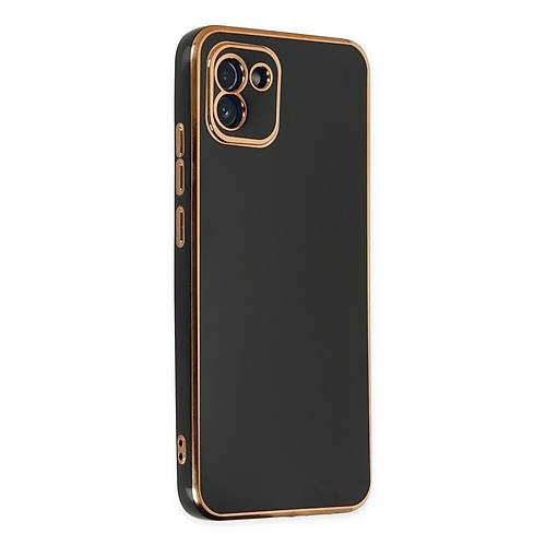 Galaxy A03 K�l�f Volet Silikon - Siyah