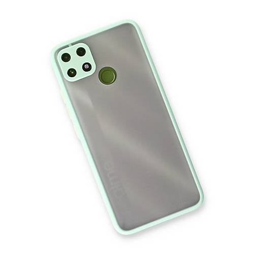 Realme C25 K�l�f Montreal Silikon Kapak - Turkuaz