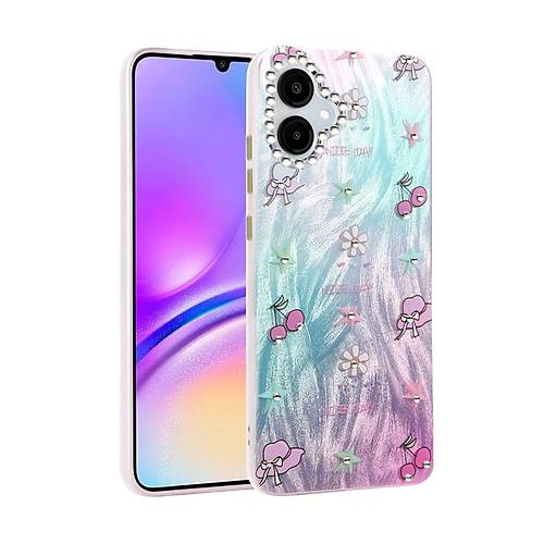 Galaxy A06 K�l�f Blade Aynal� Desenli Kapak - Desen 4