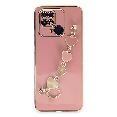 Redmi 10C K�l�f Esila Silikon - Pudra