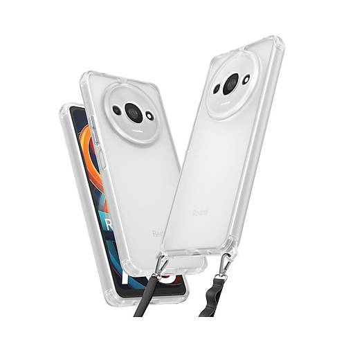 Redmi A3 4G K�l�f Penta Silikon K�l�f - �effaf