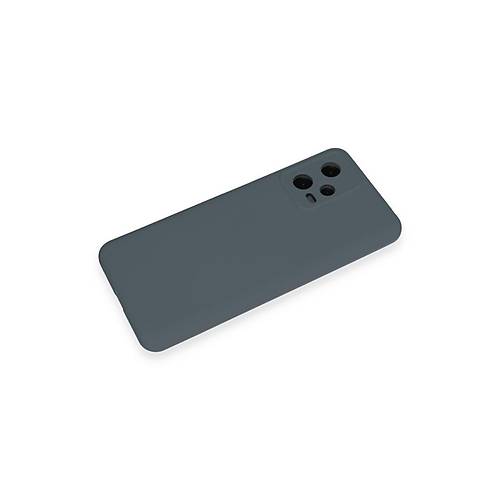 Redmi Note 12 Pro 5G K�l�f Nano i�i Kadife Silikon - Gri