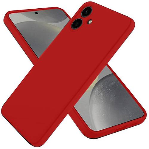 Galaxy A06 K�l�f First Silikon - K�rm�z�