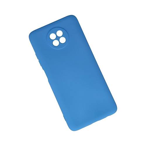 Redmi Note 9 5G K�l�f Nano i�i Kadife Silikon - Mavi