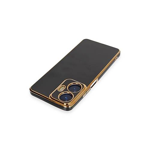 Realme C55 K�l�f Volet Silikon - Siyah