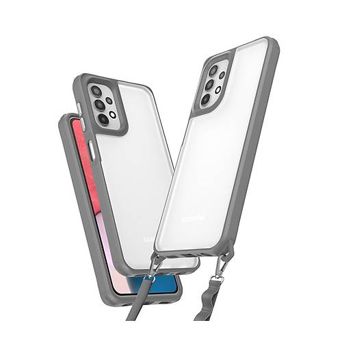 Galaxy A52 K�l�f Penta Silikon K�l�f - Titan Gri
