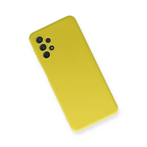 Galaxy A52 K�l�f Nano i�i Kadife Silikon - Sar�