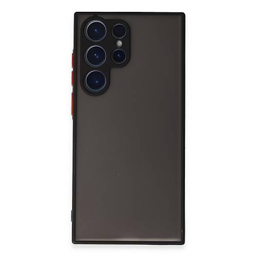 Galaxy S23 Ultra K�l�f Montreal Silikon Kapak - Siyah