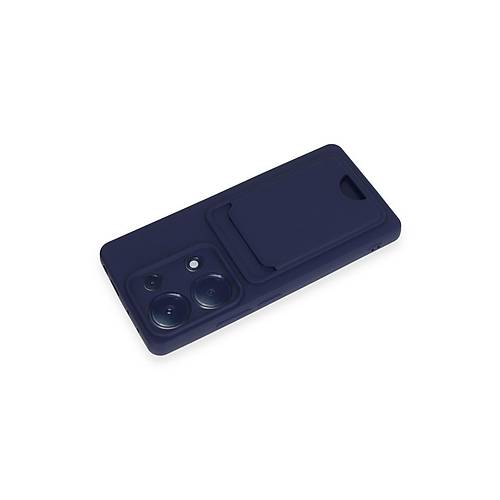 Redmi Note 13 Pro 4G K�l�f Kelvin Kartvizitli Silikon - Lacivert