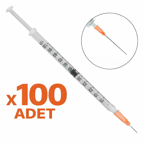 1 ML �ns�lin Enjekt�r� � Steril Tek Kullan�ml�k Ultra �nce U�