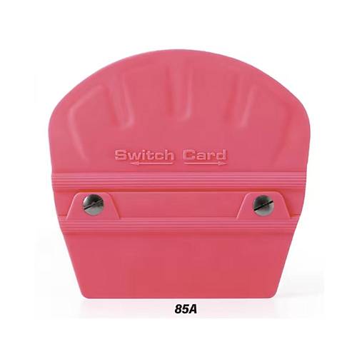 Switch Card Oval Ragle PPF/TPH Cam Filmi �ekme Uygulama Aparat� Teflonlu 85A Sertlik 10x9cm Pembe