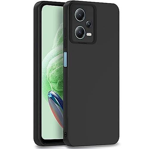 Redmi Note 12 Pro 5G K�l�f Nano i�i Kadife Silikon - Siyah